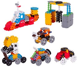 Marioinex Bausteine Mini Waffle - 300 Stück Konstruktionsset Multicolor