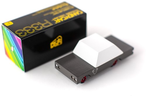 Candylab Holzspielzeugauto - Candycar The Mouse Rod mehrfarbig