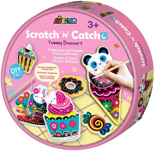 Avenir Scratch Spiel magnetisch Yummi Dessert kreatives Spielzeug-3