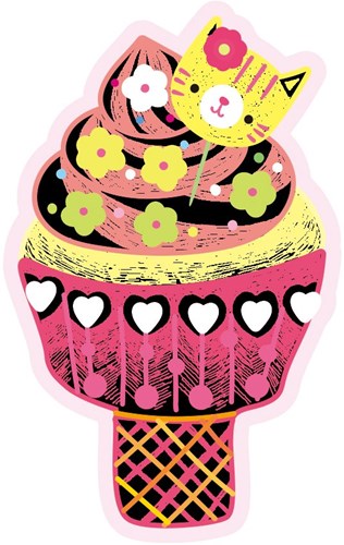 Avenir Scratch Spiel magnetisch Yummi Dessert kreatives Spielzeug