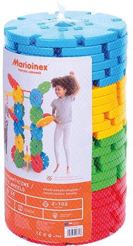 Marioinex didaktisches Spielzeug Räder 36 Stück - Lernspiel aus Karton