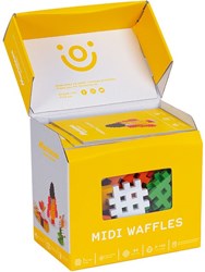 Marioinex Bausteine Midi Waffle 90 Stück - farbenfrohes Konstruktionsspielzeug