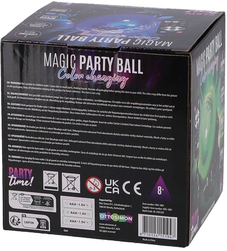 Party Time magische Partykugel - Disco-Effekt mit Fernbedienung, Lichtshow-2