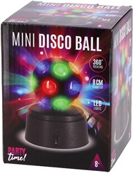 KiddyGo Disco Kugel Mini - bunte Partybeleuchtung für Kinder