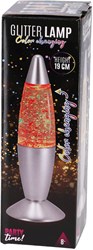 Glitterlamp kleur veranderend 19 cm