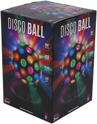 Party Time Disco LED Kugel 20 cm - bunte Partybeleuchtung
