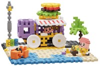 Marioinex Bausteine Mini Waffle Food Truck 148 Stück Spielset-2
