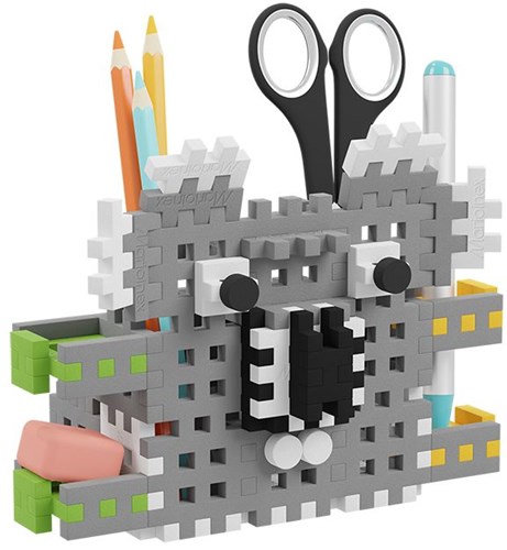 Marioinex Bausteine Mini Waffle Schreibtisch Organizer Koala Multicolor