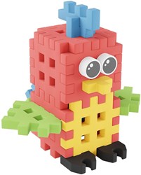 Marioinex Bauset Mini Waffle Pocket Pets Papagei buntes Spielzeug