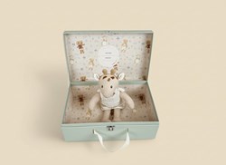 Egmont Toys Kuscheltier Giraffe Leonie Geschenkset Baby Bio-Baumwolle