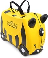 Trunki Kinderkoffer - Ride On Koffer Bernard die Biene - Handgepäck 18L Gelb-2