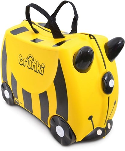 Trunki Trolley Kinderkoffer, Handgepäck für Kinder: Bernard Biene (Gelb)-2