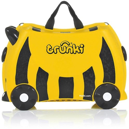Trunki Trolley Kinderkoffer, Handgepäck für Kinder: Bernard Biene (Gelb)-3