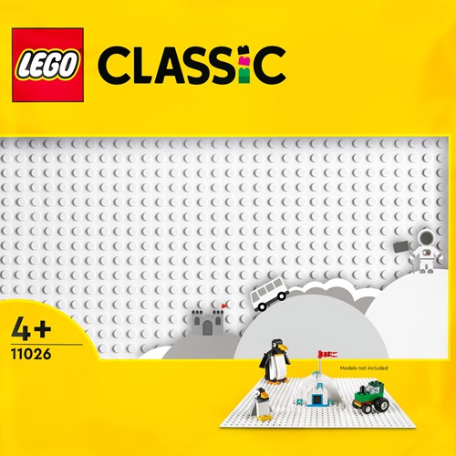 LEGO Classic - Weiße Bauplatte 11026-2