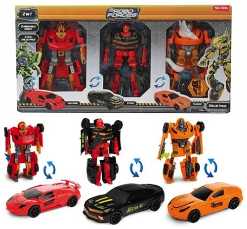 3 Verwandlungsroboter in ein Superauto 30134A