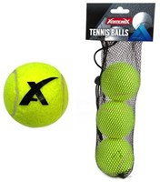 Tennisbälle Set mit wiederverschließbarem Netz - gelb - 3 Stück - Spielzeug