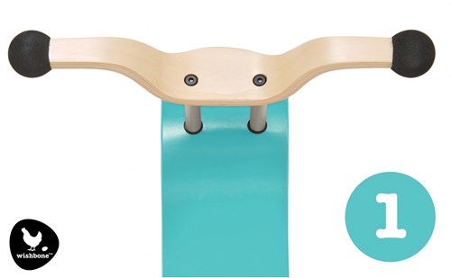 Wishbonebike Mini-Flip Mix & Match Top - Aqua Zubehör für Laufrad