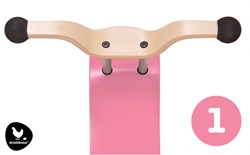 Wishbonebike Laufrad Spielzeug Mini-Flip Mix & Match Top rosa Holz