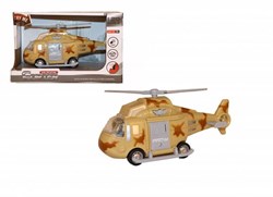 Spielzeug Helikopter friktion mit Licht und Sound 20cm Kunststoff