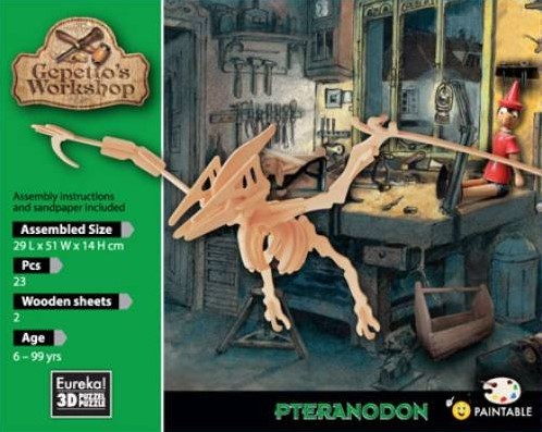Gepetto's Workshop 52473149 - Holzpuzzle-3D Pteranodon