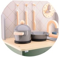 Joueco - Houten keuken met kunststof accessoires-2