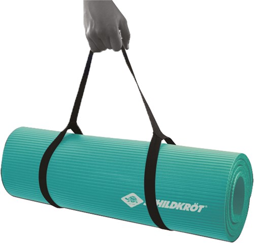 Schildkröt Fitnessmatte Mint 10mm dick rutschfeste Sportmatte 185x61cm-3