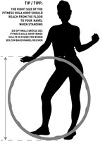 Schildkröt Fitness-Hoop Massage Reifen 100cm Cardio Training-3