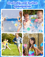Kakuna 6 wiederverwendbare nachfüllbare Wasserballons selbstschließend mit Magnetverschluss - Wasserspiel / Wasserspielzeug für Kinder - Badespielzeug-3