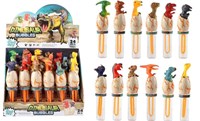 Bellenblaas dino Spielzeug 17cm 50ml bunter Seifenblasenspaß
