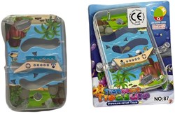 Pin ball Spiel Geschicklichkeitsspiel Boot 8cm Spielzeug