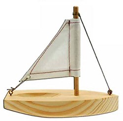 Kids at Work Holzboot DIY Bastelset für Kinder