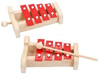 Kids at Work Xylophon Spielzeug Musikinstrument Set 3 Kinder