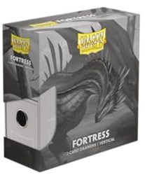 Asmodee Kartenaufbewahrungsbox FORTRESS 2 Schubladen vertikal weiß TCG