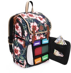 Enhance Gaming Trading Card Storage Box Backpack Tropical