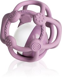 KidsMe Soft Silicone Rattle Lavender Lilac - Spielzeug Beißring - Babyspielzeug