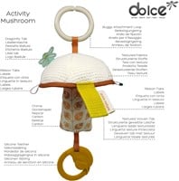 Dolce Toys Spielzeug Erde Aktivitätsanhänger - Pilz-2