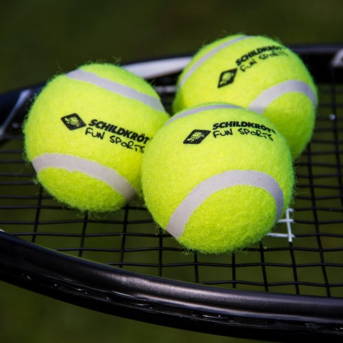 Schildkröt Tennisbälle Set - 3 Stück - ideal für Kinder und Hunde-2