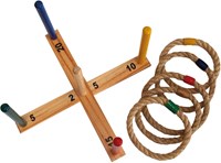 Schildkröt Holz Ringwurfspiel FSC zertifiziertes Gartenspiel-2