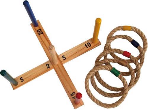 Schildkröt Holz Ringwurfspiel FSC zertifiziertes Gartenspiel-2