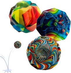 Schildkröt Springball Set - High Bounce Balls für Kinder und Training