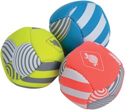 Schildkröt Mini Neopren Spielbälle Set - Wasserfeste Outdoor Bälle