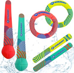 Schildkröt Tauchspielzeug Set Neopren 6-teilig Kinder Schwimmbad