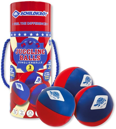 Schildkröt Jonglierbälle Set - hochwertige Zirkus Spielbälle