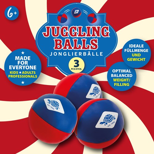 Schildkröt Jonglierbälle Set - hochwertige Zirkus Spielbälle-2