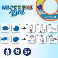 Schildkröt Neopren Wurfring - Outdoor Spielzeug - Ø 24cm - Strand-2