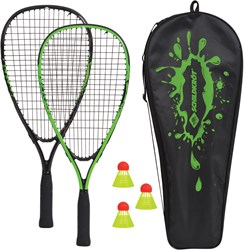 Schildkröt Speed Badminton Set - windstabiles Schlägerspiel Spielzeug