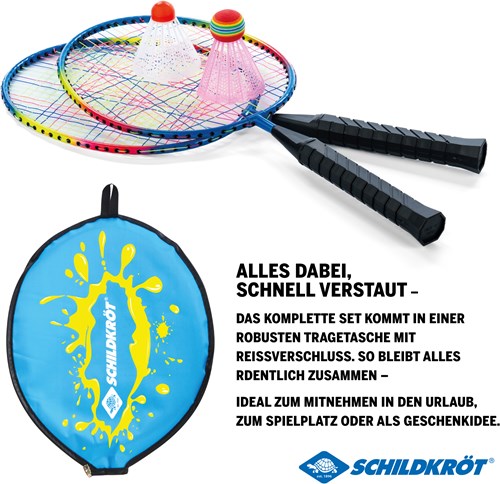 Schildkröt Badminton Set Junior für Kinder - Freizeitspielzeug-3