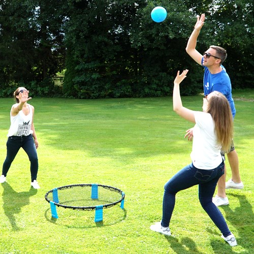 SCHILDKROT roundnet Set Sportspiel blau Spikeball 90 cm Polyester-2