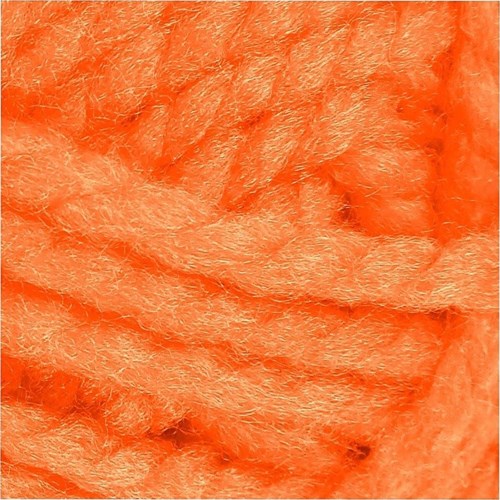 Creativ Company Acrylgarn Neon Orange 35 Meter Maxi Knäuel Häkeln-2