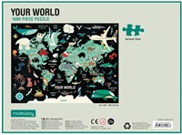 Mudpuppy Weltkarte Puzzle - 1000 Teile Familienpuzzle-3